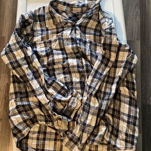 Vanilla Star Distressed Flannel